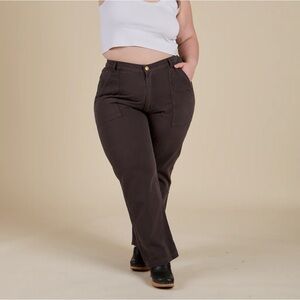 Big Bud Press work pants in espresso brown